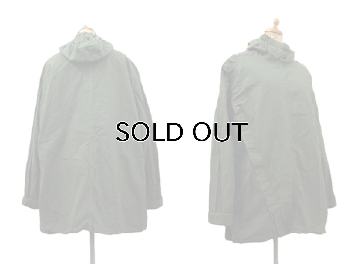 画像2: 1960's French Military "Mechanic" Cover Shirts Dead Stock one-washed OLIVE size L - XL (表記 100) (2)