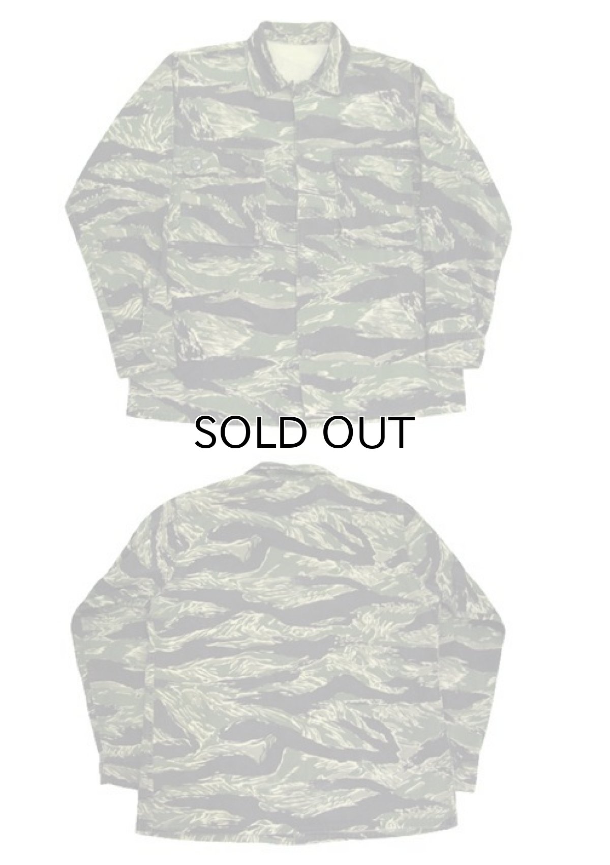 画像3: 1980's U.S.Military Tiger Stripe Camouflage Combat Jacket　Silver Tiger　size M - L (表記 不明) (3)