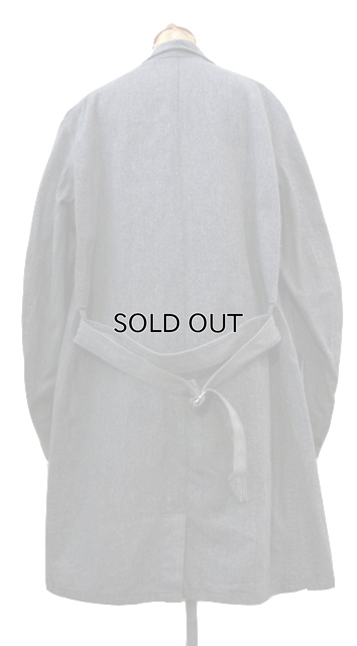 画像2: 1950's "French" Salt and Pepper Atelier Coat 　size M - L (2)