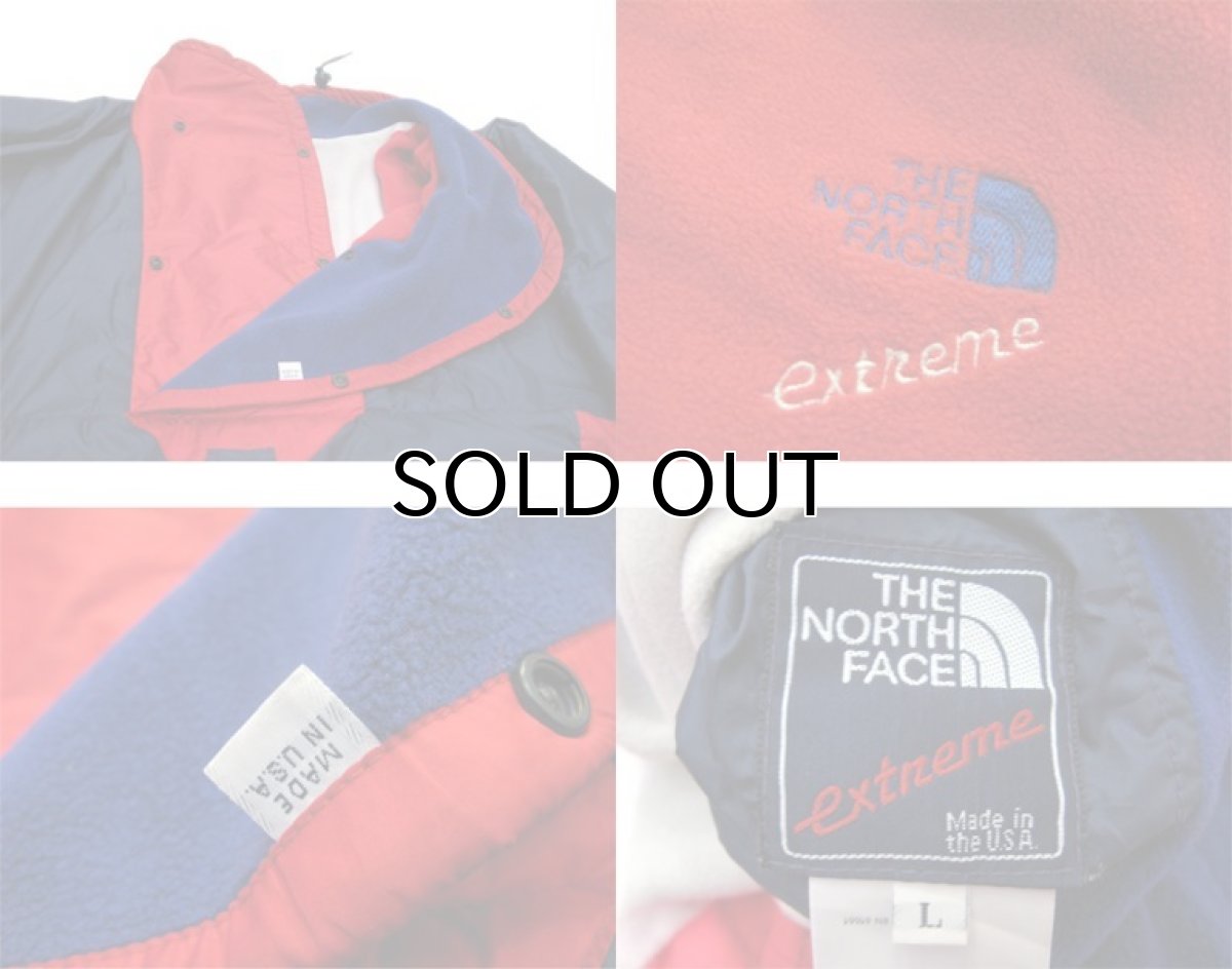 画像4: "The North Face extreme" Reversible Pullover Jacket Nylon / Fleece size L (表記 M - L) (4)