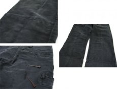 画像5: OLD Germany Cotton Moleskin Logger Pants　BLACK　size w 30 inch  (表記 46) (5)