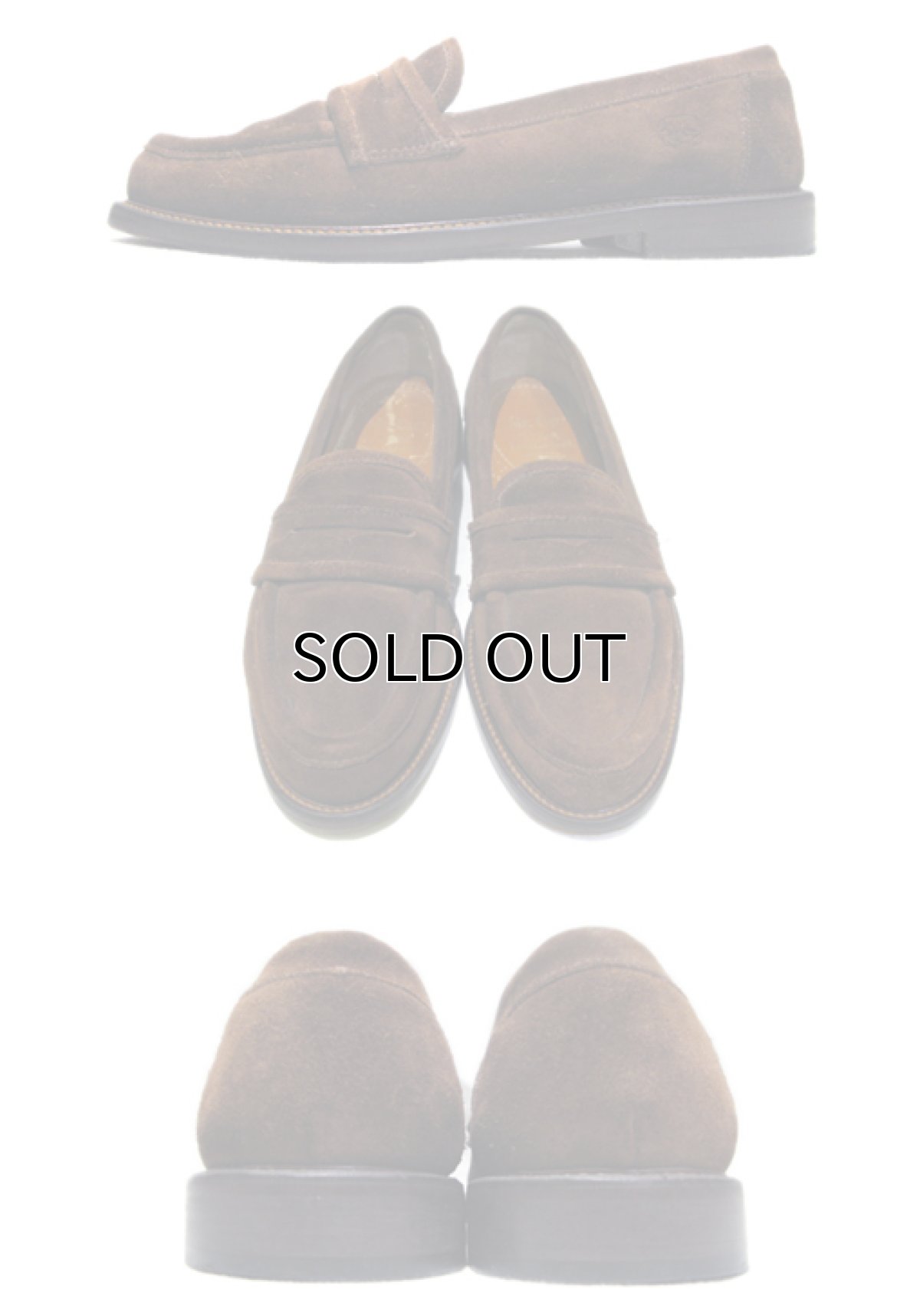 画像2: Mr. CAT Suede Penny Loafer "Bench Made" D.Brown size 38 (約 25.5cm) (2)