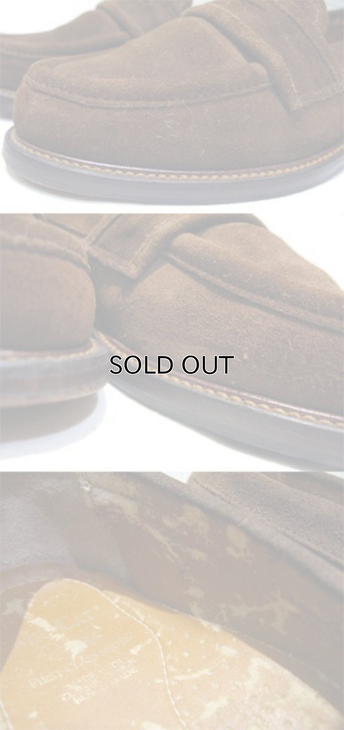 画像5: Mr. CAT Suede Penny Loafer "Bench Made" D.Brown size 38 (約 25.5cm) (5)