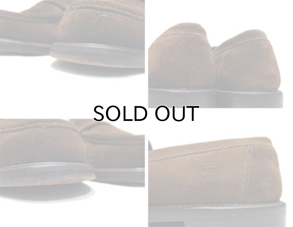 画像4: Mr. CAT Suede Penny Loafer "Bench Made" D.Brown size 38 (約 25.5cm) (4)