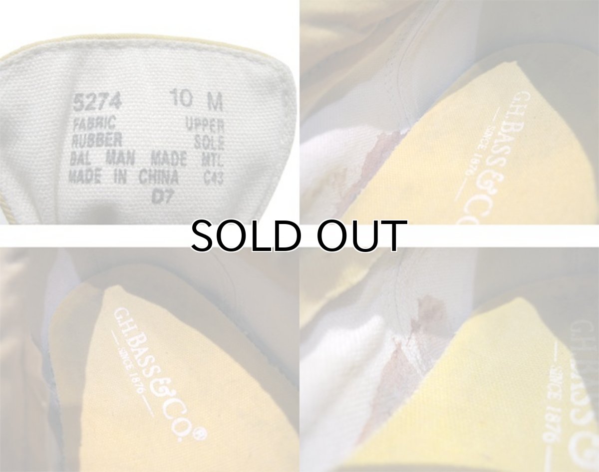 画像5: G.H.BASS Canvas Low-Cut Sneaker Fade BLUE size 10 (28 cm) (5)