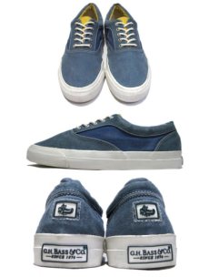 画像2: G.H.BASS Canvas Low-Cut Sneaker　Fade BLUE　size 10 (28 cm) (2)