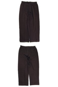 画像3: 1940's~ OLD Europe Wool Tuck Trousers　BROWN　size w =32 inch (表記 不明) (3)