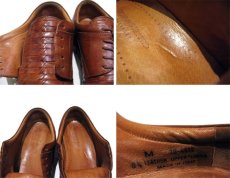 画像4: Johnston & Murphy Design Leather Shoes -made in ITALY-　BROWN　size 8.5 (26.5 cm) (4)