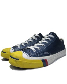 画像1: PRO-KEDS Low-Cut Leather Sneaker　Navy / Yellow　size 11 (29 cm) (1)