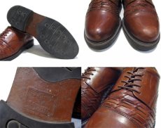 画像3: Johnston & Murphy Design Leather Shoes -made in ITALY-　BROWN　size 8.5 (26.5 cm) (3)