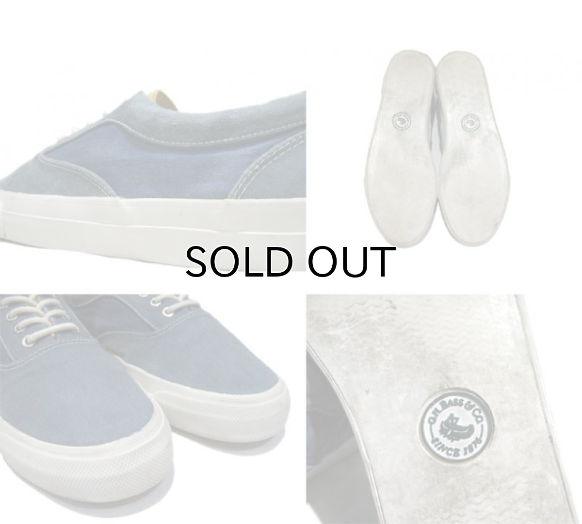 画像3: G.H.BASS Canvas Low-Cut Sneaker Fade BLUE size 10 (28 cm) (3)