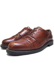 画像1: Johnston & Murphy Design Leather Shoes -made in ITALY-　BROWN　size 8.5 (26.5 cm) (1)