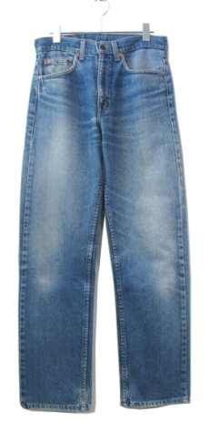 画像1: 1980-90's Levi Strauss & Co. Lot 505 Denim Pants　Blue Denim -made in USA-　size w 30.5 inch (表記 31 x 34)  (1)