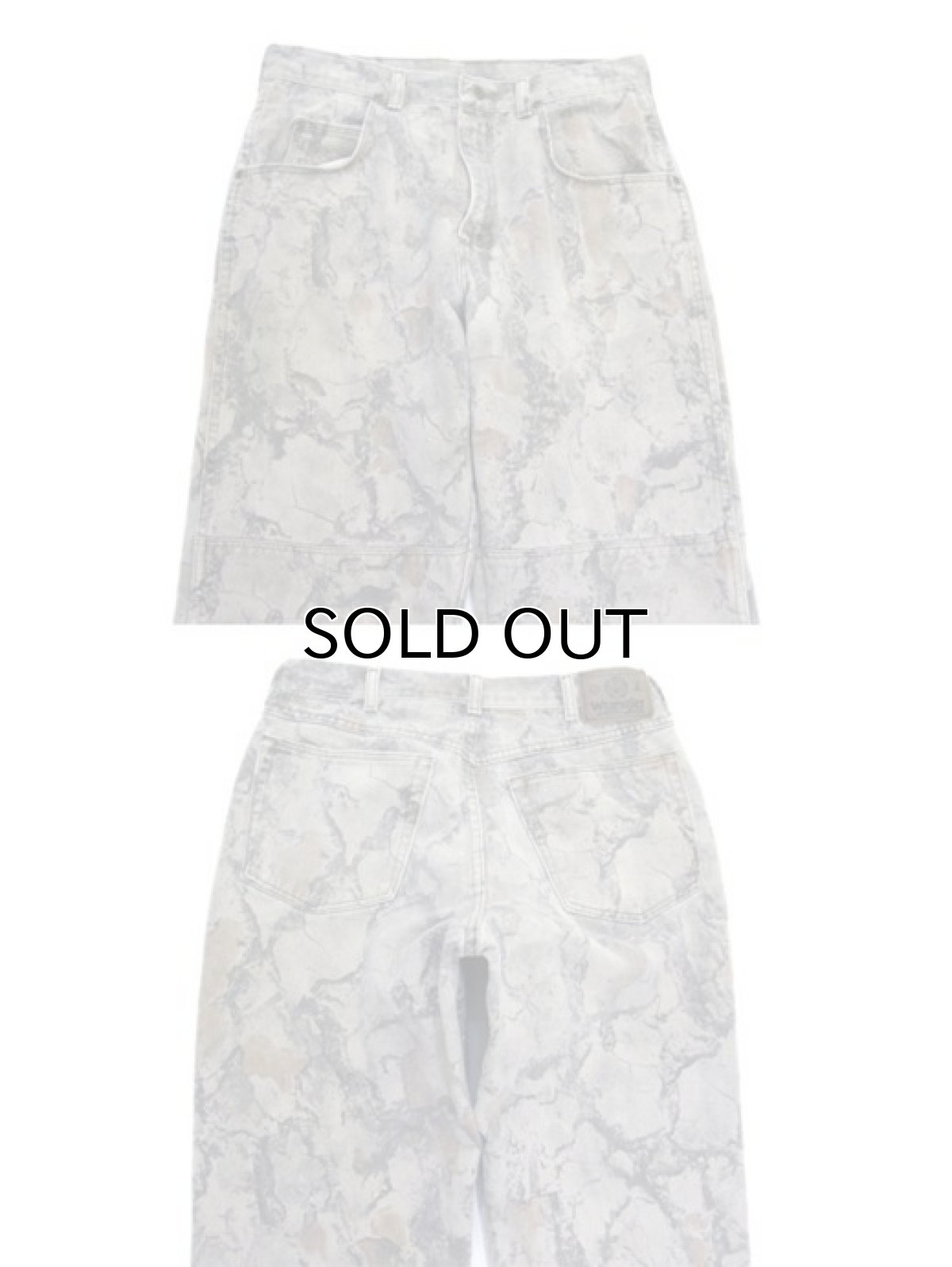 画像2: 1990's Wrangler Tree Camouflage Denim Pants　Grey Beige　size w 32 inch (表記 32 x 32) (2)