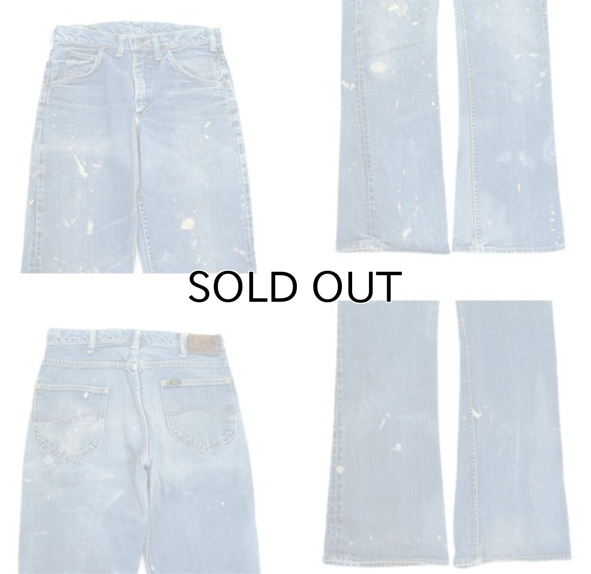画像3: 1970's H.D.Lee Riders #200 Boots Cut Denim Pants Blue Denim size 31.5 inch (表記 不明) (3)