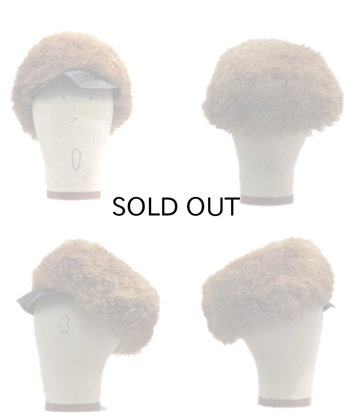 画像2: OLD Europe Mouton Boa Cap -made in ITALY- BROWN (2)