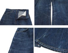 画像4: A)1970-80's Levi Strauss & Co. Lot 646 Indigo Denim Pants　Indigo Blue　size w 29.5 inch (表記 29 x 32) (4)