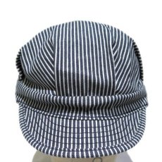 画像2: "NewYorkHat "Stripe Work Cap　made in USA　Navy / White (2)