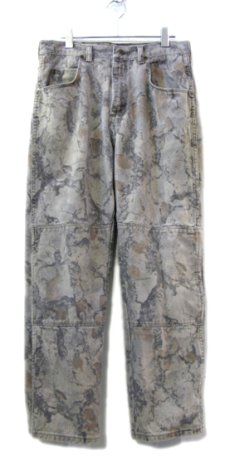画像1: 1990's Wrangler Tree Camouflage Denim Pants　Grey Beige　size w 32 inch (表記 32 x 32) (1)