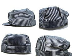 画像3: "NewYorkHat "Stripe Work Cap　made in USA　Navy / White (3)