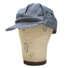 画像1: "NewYorkHat "Stripe Work Cap　made in USA　Navy / White (1)