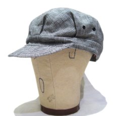 画像1: "NewYorkHat "Glen Check Work Cap　made in USA　Black / White (1)