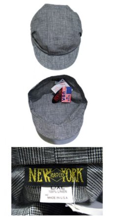 画像3: "NewYorkHat "Glen Check Work Cap　made in USA　Black / White (3)