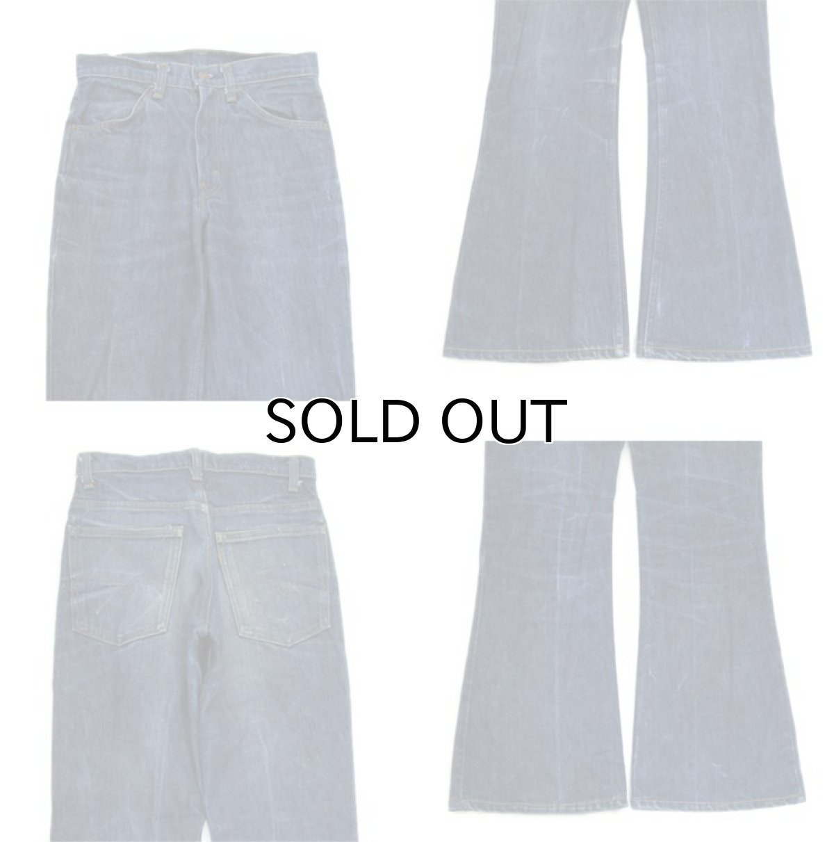 画像3: A)1970-80's Levi Strauss & Co. Lot 646 Indigo Denim Pants Indigo Blue size w 29.5 inch (表記 29 x 32) (3)