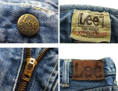 画像4: 1970's H.D.Lee Riders #200 Boots Cut Denim Pants　Blue Denim　size 31.5 inch (表記 不明) (4)