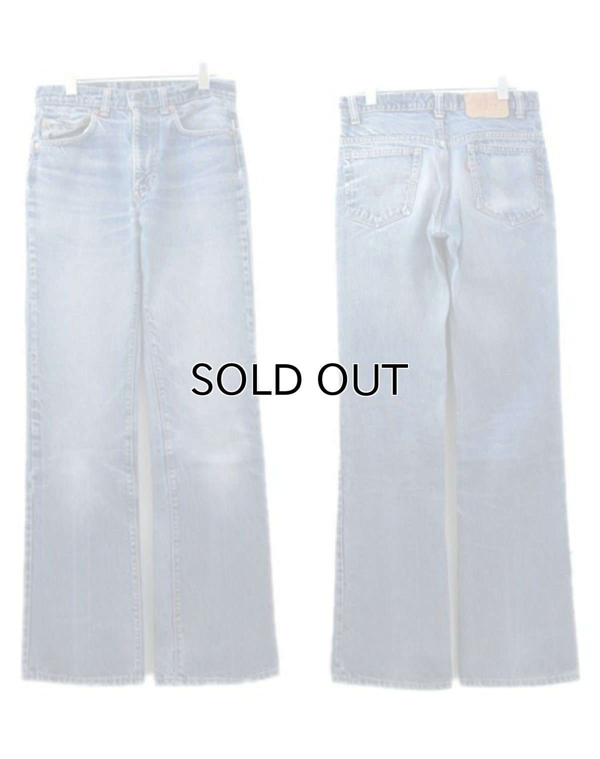 画像2: 1980's Levi Strauss & Co. Lot 517 bar-tuck Denim Pants　Blue Denim　size w 30.5 inch (表記 31 x 34) (2)