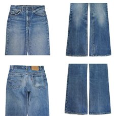 画像3: 1980's Levi Strauss & Co. Lot 517 bar-tuck Denim Pants　Blue Denim　size w 30.5 inch (表記 31 x 34) (3)