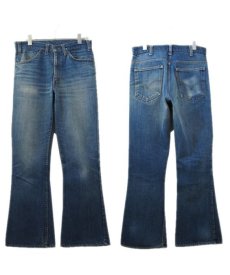 画像2: 1970-80's Levi Strauss & Co. Lot 646 Indigo Denim Pants　Indigo Blue　size w 31.5 inch (表記 32 x 31) (2)