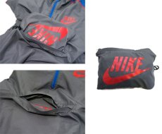 画像5: "NIKE" Nylon Harf Zip Jacket　Charcoal Grey　size M (表記 M) (5)