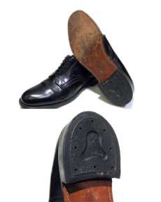 画像3: 1960's Plain Toe Leather Shoes　BLACK　size 11C (約 28cm) (3)