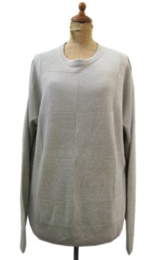 画像1: "Dockers" Light Weight Crew Neck Acrylic Knit　BEIGE　size M (表記 M) (1)