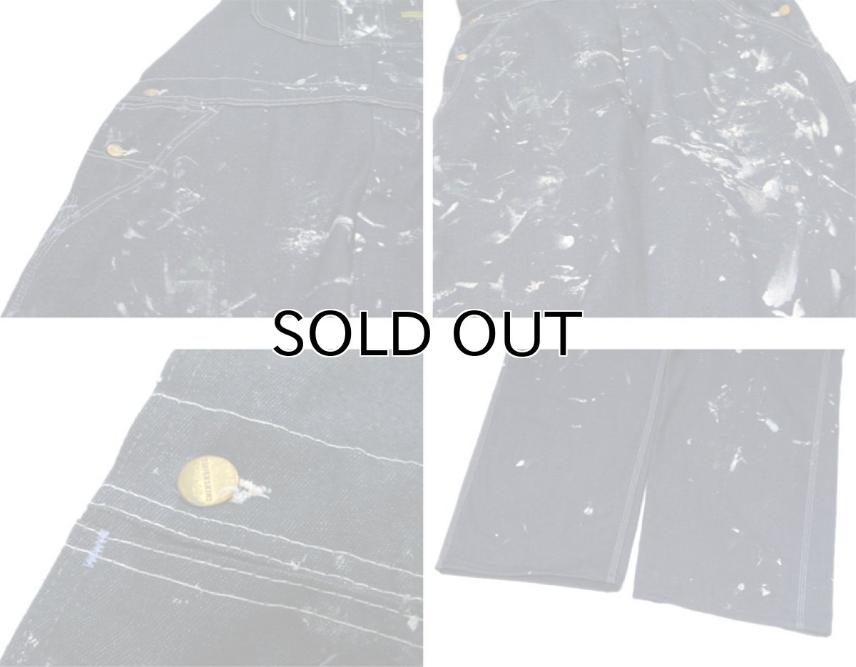 画像4: 1970's Sears "Tough Skins" Painted Worker Overall　Blue Denim　size M (表記 不明) (4)