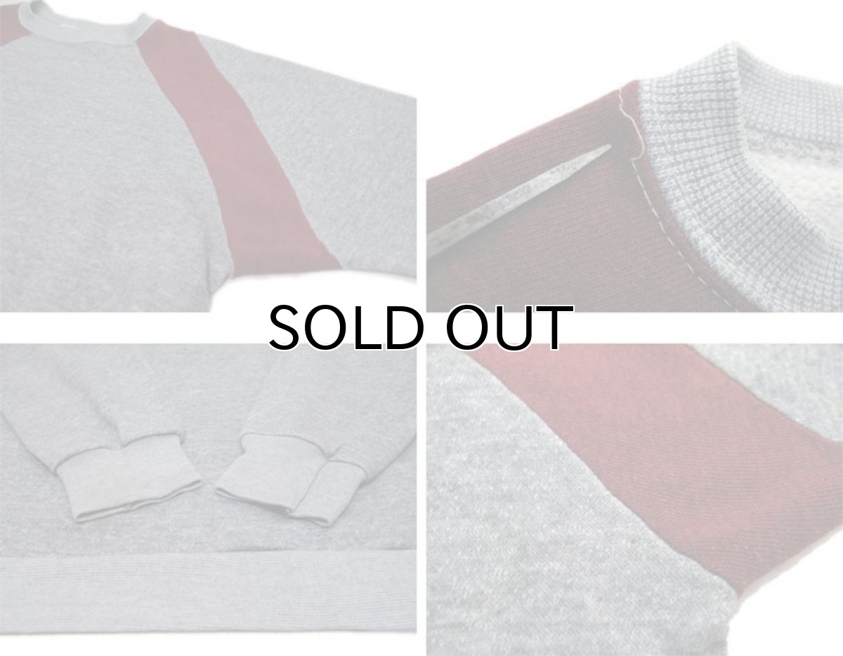 画像5: 1980's Two-Tone Sweat Shirts -made in U.S.A Heather Grey / Maroon size L (表記 XL-Tall 48) (5)