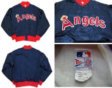 画像3: 1980-90's "Felco" Nylon Stadium Jacket "Angels" -made in U.S.A-　Navy / Red　size M (表記 M) (3)