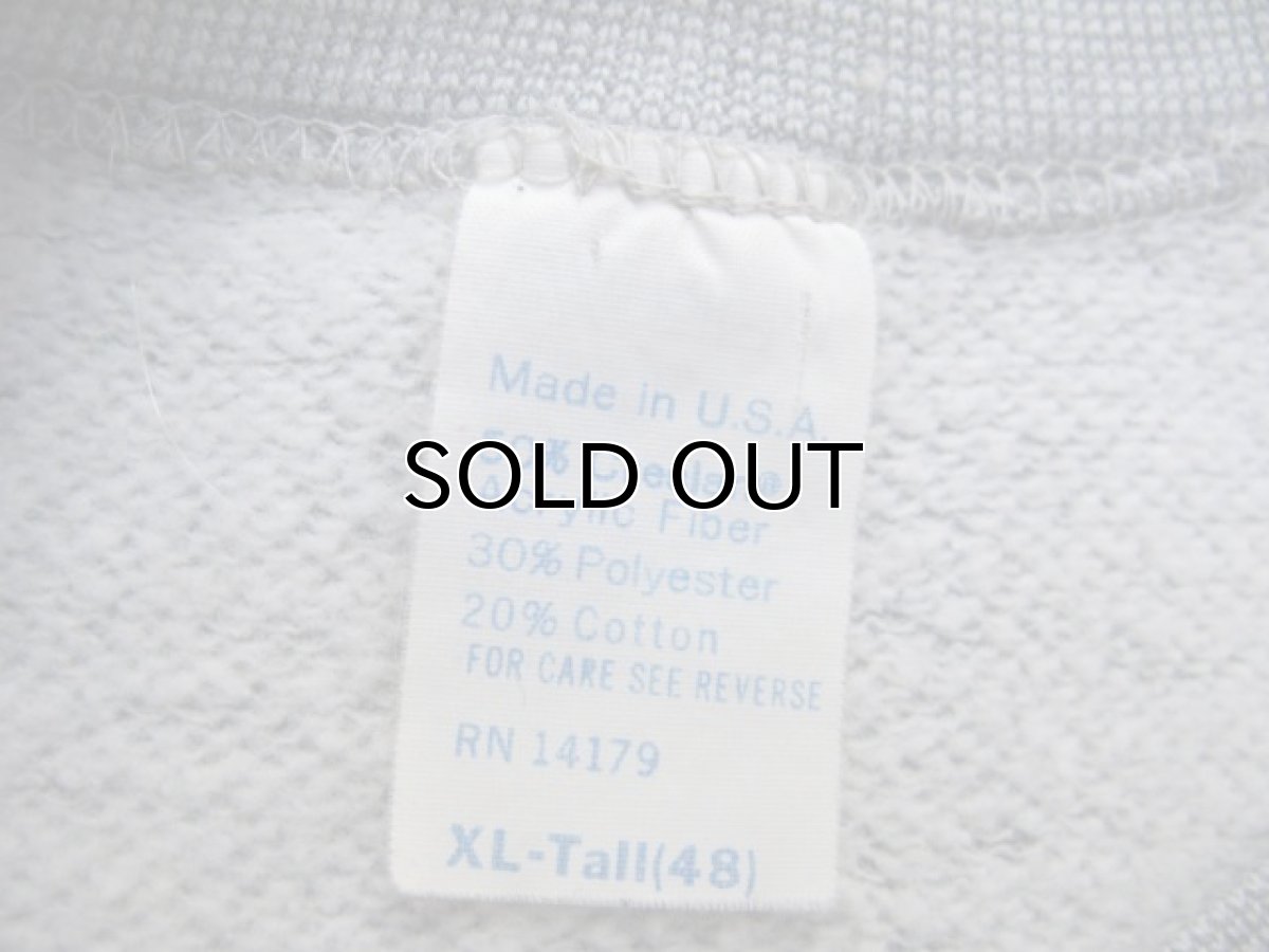 画像2: 1980's Two-Tone Sweat Shirts -made in U.S.A Heather Grey / Maroon size L (表記 XL-Tall 48) (2)