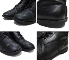 画像4: French Military 7 Hole Race Up Boots　BLACK　size 42 (約 26cm) (4)