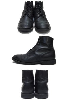 画像2: French Military 7 Hole Race Up Boots　BLACK　size 42 (約 26cm) (2)