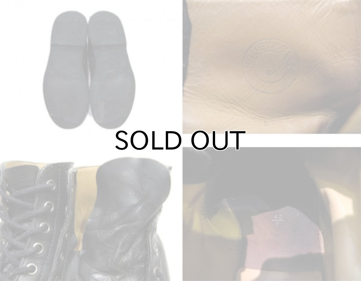 画像3: French Military 7 Hole Race Up Boots　BLACK　size 42 (約 26cm) (3)