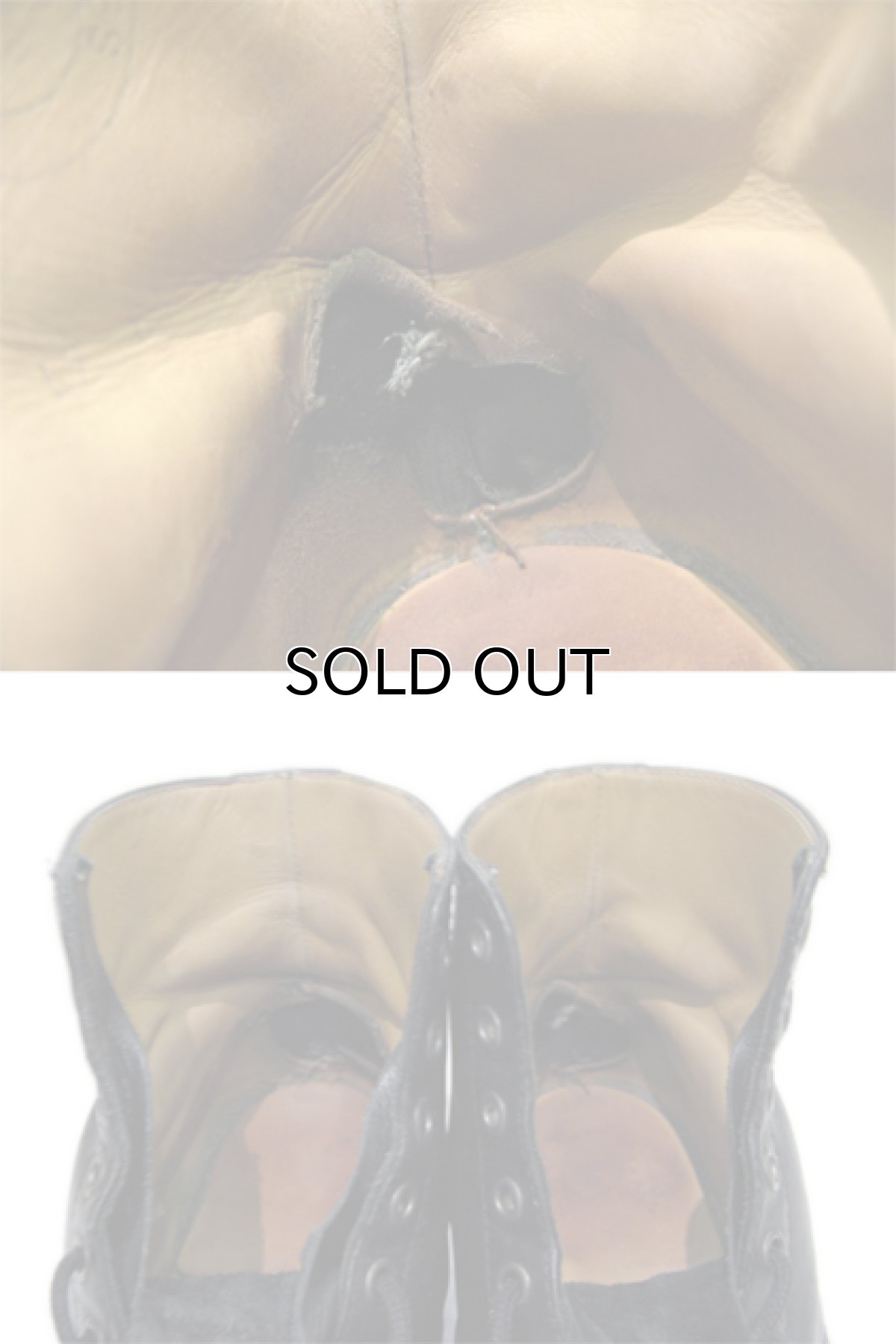 画像5: French Military 7 Hole Race Up Boots　BLACK　size 42 (約 26cm) (5)