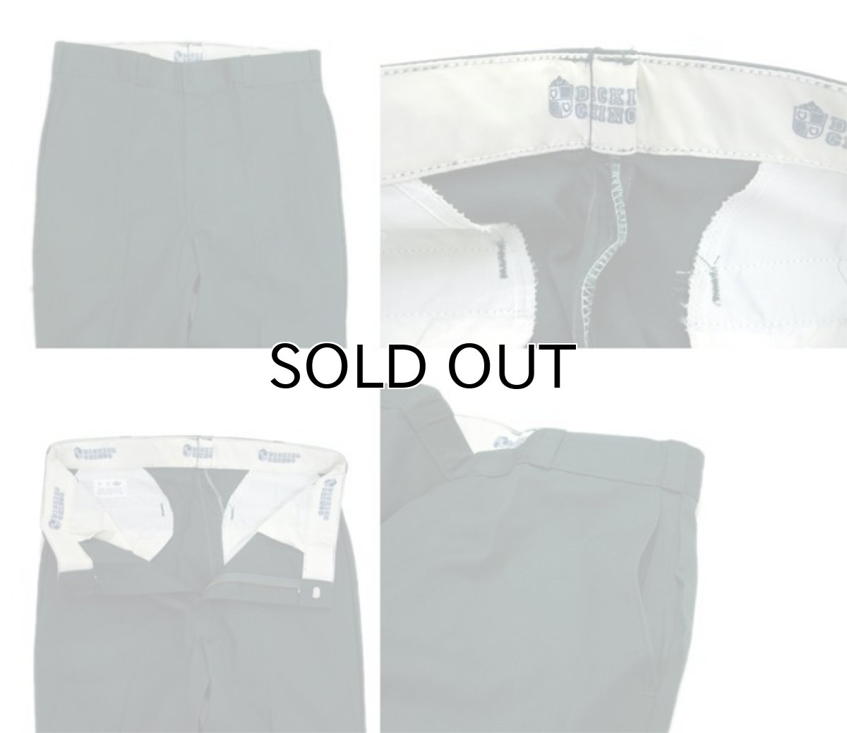 画像4: 1980's "Dickies" Chinos Trousers Dead Stock -made in U.S.A- GREEN size 30 / 31 (4)