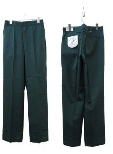 画像2: 1980's "Dickies" Chinos Trousers Dead Stock -made in U.S.A-　GREEN　size 30 / 31 (2)