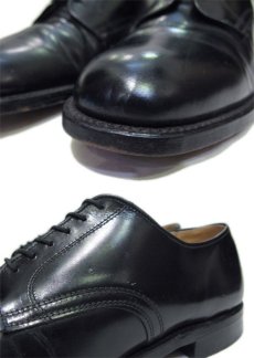 画像5: 1960's Plain Toe Leather Shoes　BLACK　size 11C (約 28cm) (5)