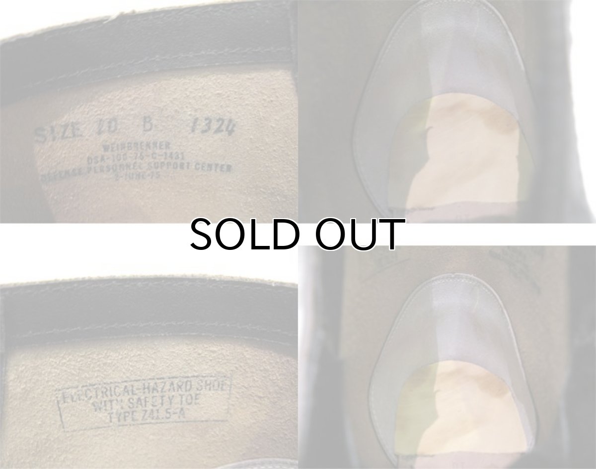 画像3: 1970's US Military Electrical Hazard Service Shoes with Safety Toe Dead Stock BLACK size 10 B (約 28cm) (3)