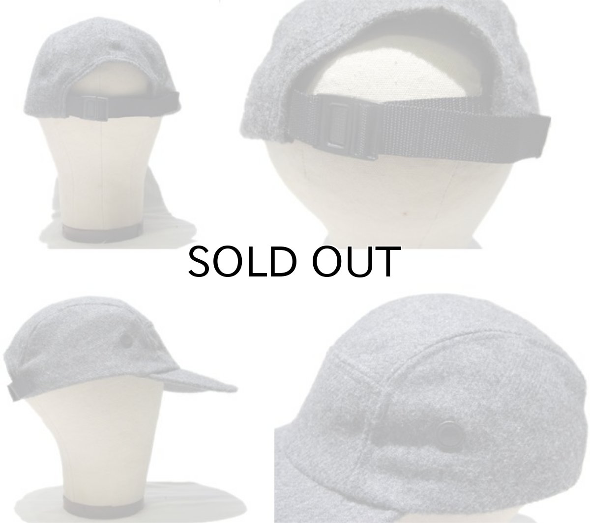 画像3: NEW "NewYorkHat " Wool Tracker Cap  made in USA Charcoal Grey (3)