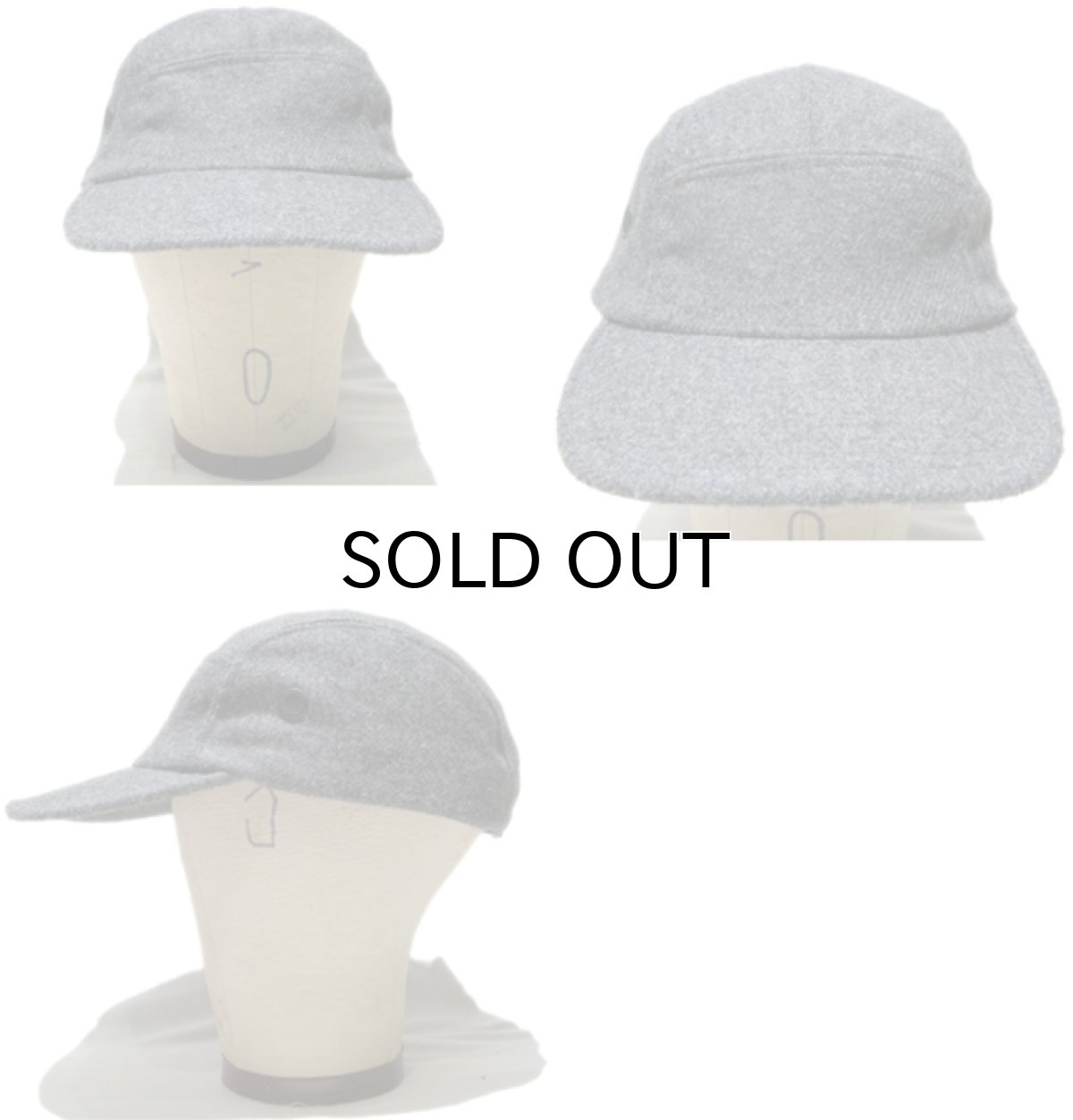 画像2: NEW "NewYorkHat " Wool Tracker Cap  made in USA Charcoal Grey (2)