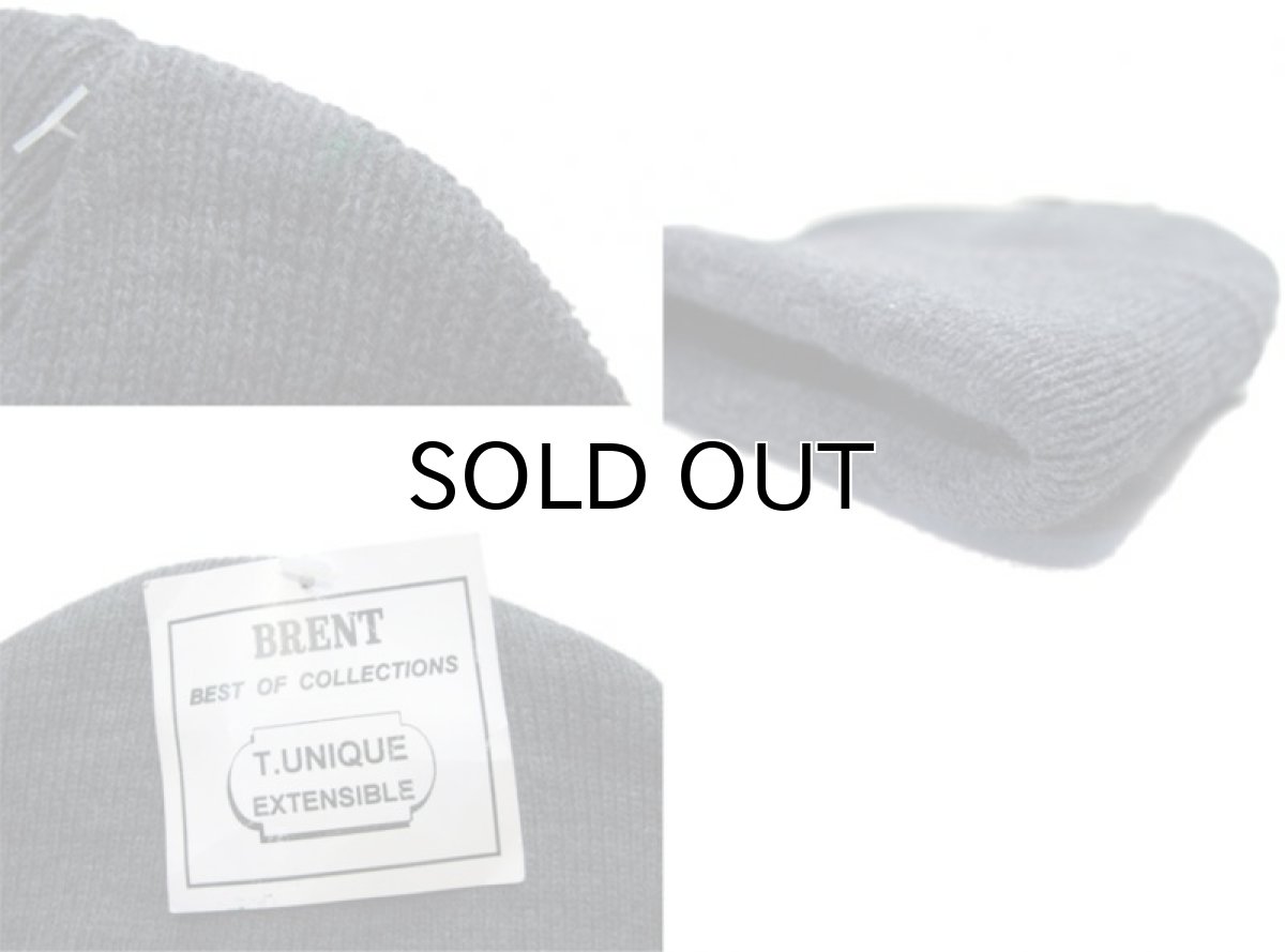 画像3: "BRENT" Acrylic Watch Cap Dead Stock Charcoal Grey (3)